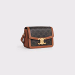 TEEN TRIOMPHE BAG IN TRIOMPHE CANVAS AND CALFSKIN TAN - Image 2