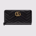 GG Marmont zip around wallet