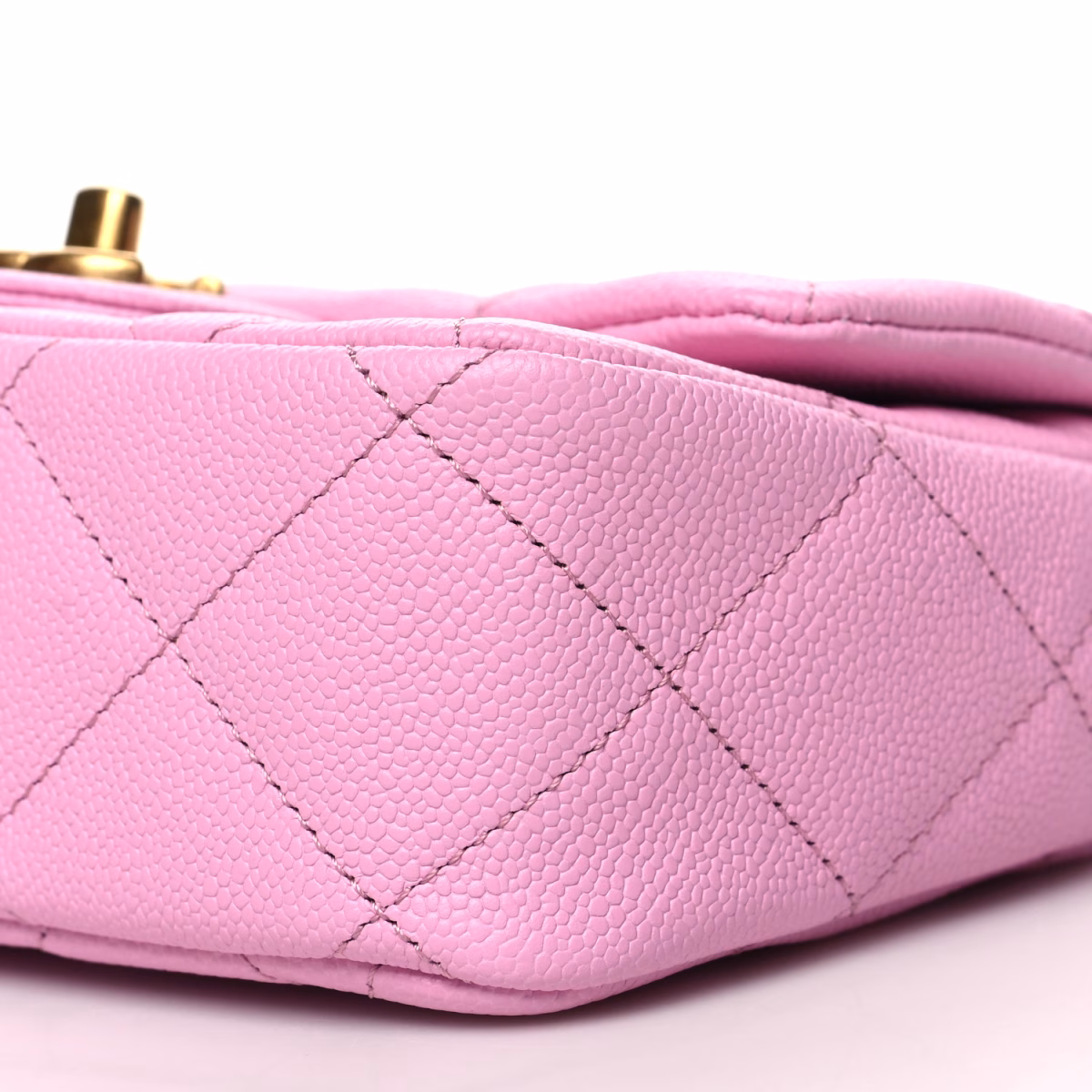 Caviar Quilted Mini Sweetheart Flap Lilas - Image 7