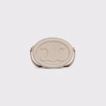 CROSSBODY OVAL PURSE CUIR TRIOMPHE IN SMOOTH CALFSKIN TRENCH