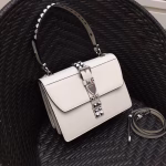 Prada Elektra Shoulder Bag In White Calfskin - Image 7