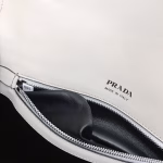 Prada Elektra Shoulder Bag In White Calfskin - Image 2