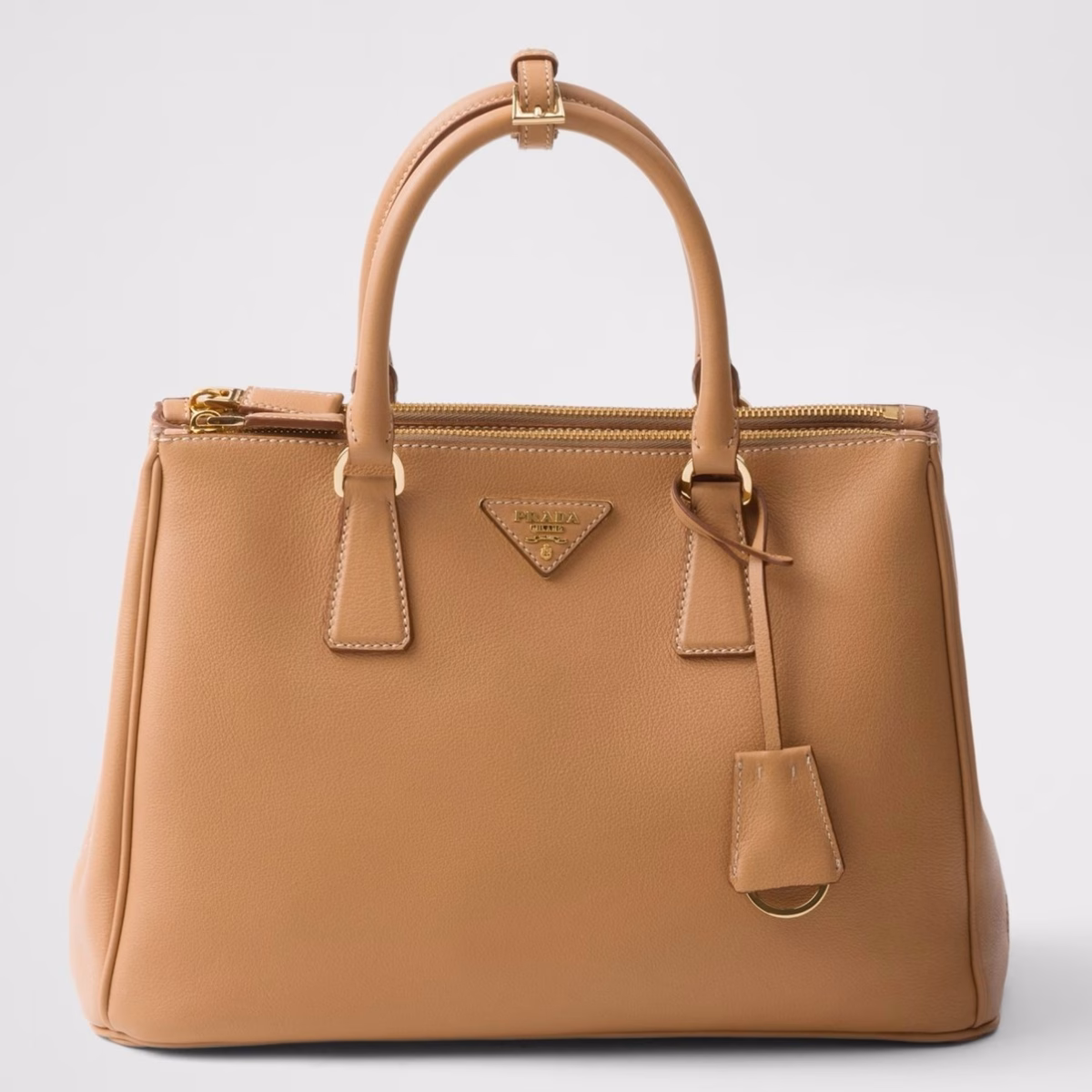 Prada Galleria Large Tote Bag in Brown Calfskin - Image 1