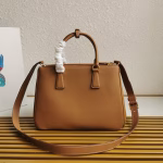 Prada Galleria Large Tote Bag in Brown Calfskin - Image 2