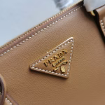 Prada Galleria Large Tote Bag in Brown Calfskin - Image 4