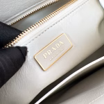 Prada Galleria Large Tote Bag in White Calfskin - Image 5