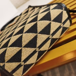 Prada Symbole Micro Bag In Black/Beige Jjacquard Fabric - Image 10