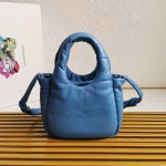 Prada Small Top-handle Bag in Blue Nappa Leather - Image 7