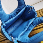 Prada Small Top-handle Bag in Blue Nappa Leather - Image 10