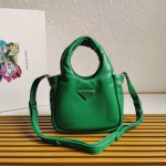Prada Small Top-handle Bag in Green Nappa Leather - Image 6