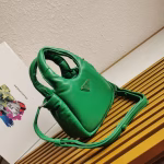 Prada Small Top-handle Bag in Green Nappa Leather - Image 2