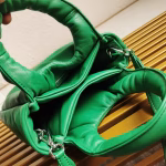 Prada Small Top-handle Bag in Green Nappa Leather - Image 3