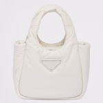 Prada Small Top-handle Bag in White Nappa Leather
