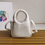 Prada Small Top-handle Bag in White Nappa Leather - Image 9