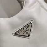 Prada Small Top-handle Bag in White Nappa Leather - Image 4