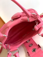 Prada Moon Bag in Pink Padded Nappa Leather - Image 3