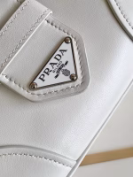 Prada Moon Bag in White Padded Nappa Leather - Image 4