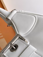 Prada Moon Bag in White Padded Nappa Leather - Image 3