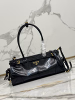 Prada Medium Tote Bag in Black Soft Leather - Image 7