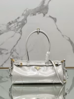 Prada Medium Tote Bag in Ivory Soft Leather - Image 6