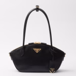Prada Arque Shoulder Bag with Flap in Brown Leather - Image 6