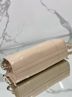 Prada Large Tote Bag in Beige Soft Leather - Image 10