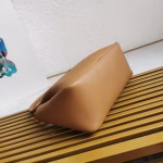 Prada Shoulder Bag in Brown Calfskin with Triangle Logo - Image 8