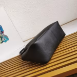 Prada Arque Shoulder Bag with Flap in Beige Leather - Image 4