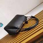 Prada Arque Shoulder Bag with Flap in Beige Leather - Image 9