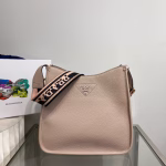 Prada Hobo Bag in Sand Grained Leather - Image 6