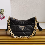 Prada System Patchwork Bag in Black Nappa Leather - Image 7