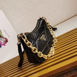 Prada System Patchwork Bag in Black Nappa Leather - Image 8