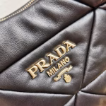 Prada System Patchwork Bag in Black Nappa Leather - Image 2
