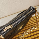 Prada System Patchwork Bag in Black Nappa Leather - Image 4
