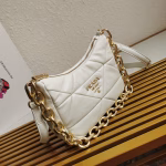 Prada System Patchwork Bag in White Nappa Leather - Image 10