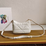 Prada System Patchwork Bag in White Nappa Leather - Image 3