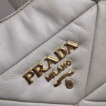 Prada System Patchwork Bag in White Nappa Leather - Image 4