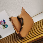Prada Shoulder Bag in Brown Grained Leather - Image 6