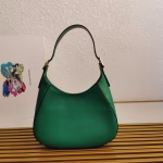 Prada Shoulder Bag in Green Leather - Image 8