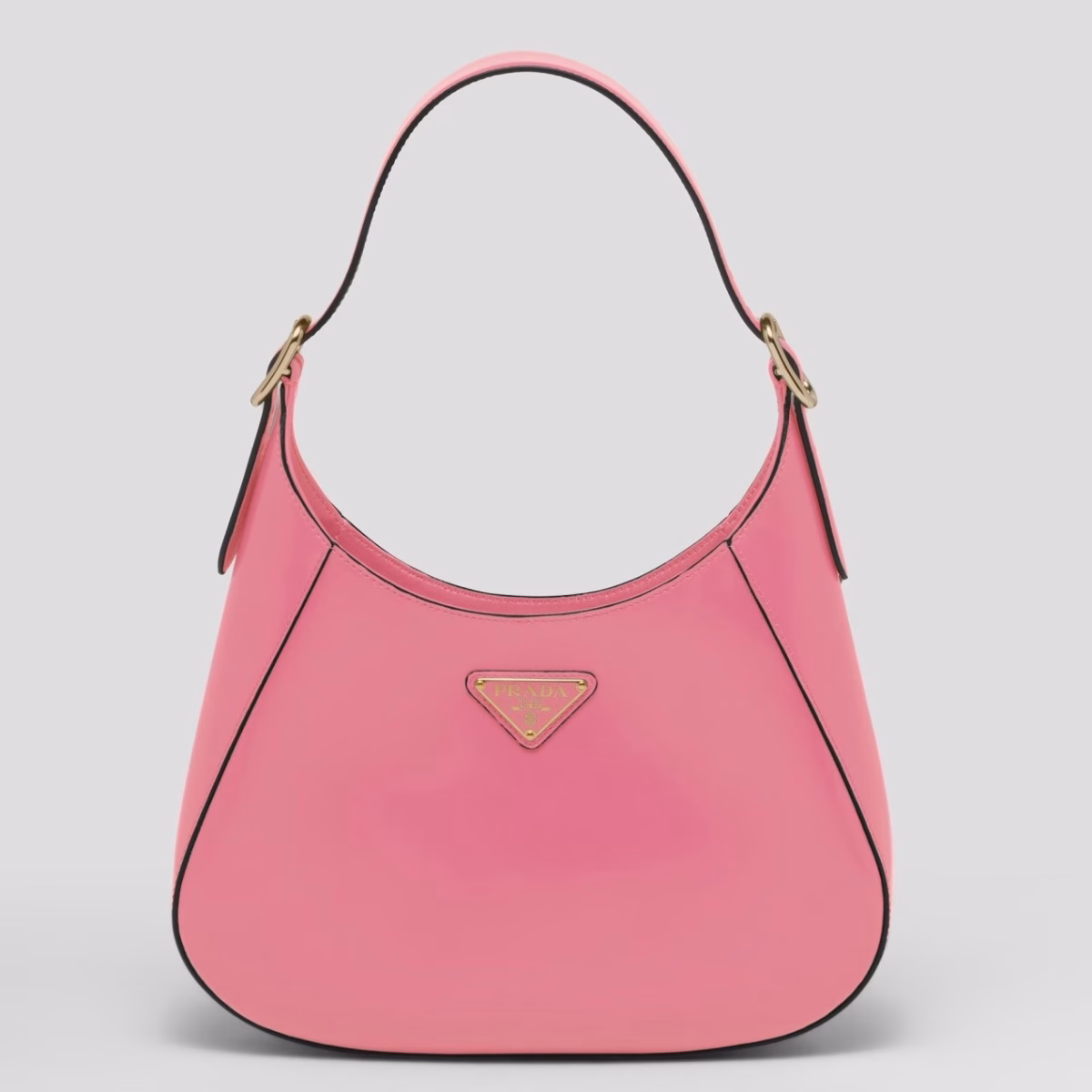 Prada Shoulder Bag in Pink Leather - Image 1
