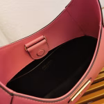 Prada Shoulder Bag in Pink Leather - Image 11