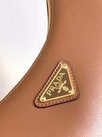 Prada Arque Shoulder Bag in Brown Leather - Image 3