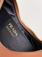 Prada Arque Shoulder Bag in Brown Leather - Image 10