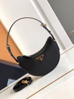 Prada Arque Mini Shoulder Bag in Black Leather - Image 8