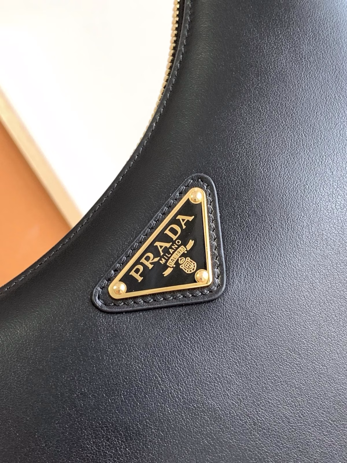 Prada Arque Mini Shoulder Bag in Black Leather - Image 3