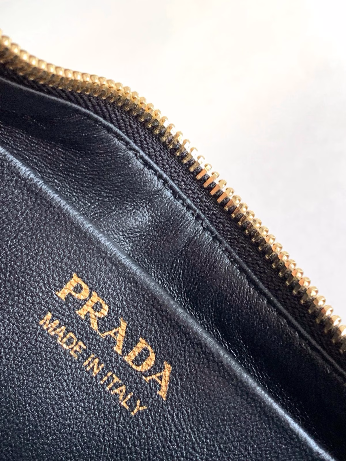 Prada Arque Mini Shoulder Bag in Black Leather - Image 9