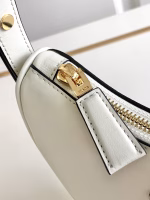 Prada Arque Mini Shoulder Bag in White Leather - Image 7