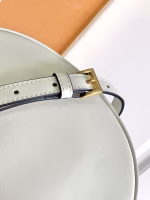 Prada Arque Mini Shoulder Bag in White Leather - Image 4