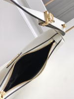 Prada Arque Mini Shoulder Bag in White Leather - Image 9
