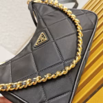 Prada Re-Edition 1995 Chaine Mini Bag in Black Re-Nylon - Image 5